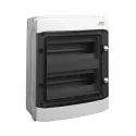 Installation housing, plastic, surface-mounted, IP65, 2 rows, 12 modules, 1000V DC