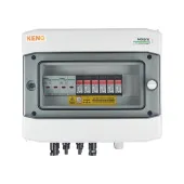 DC switchgear 1000 V surge arrester type 1+2, 2x PV string, 2x MPPT, overcurrent protection 4x20A