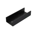 Black mounting profile connector (K-02-CZ)