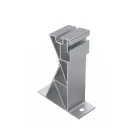 Montagehalterung aus Aluminium hoch (K-45-7)