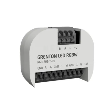 Moduł ściemniający LED RGBW Grenton / 1-wire / wejścia cyfrowe (2 wej.) / dopuszkowy / TF-Bus
