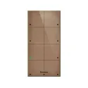 Grenton touch panel / 8 touch fields / TF-Bus / bright, natural leather front