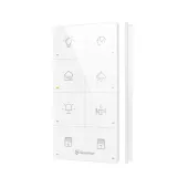 Grenton touch panel / 8 touch fields / TF-Bus / white glass front