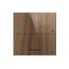 Panel dotykowy Grenton / 4 pola dotykowe / TF-Bus / ciemny drewniany front