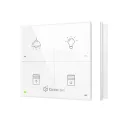 Grenton Touchpanel / 4 Touchfelder / TF-Bus / weiße Glasfront