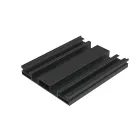 Trapezoidal angular rail, rear, black (K-66-1-CZ)