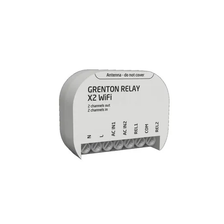 Relay outputs (2 outputs) and digital inputs (2 inputs) module Grenton / flush mounting / Wi-Fi