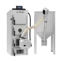 Boilers for pellets and wood