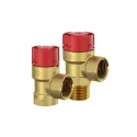 Valves and safety groups for central heating and DHW