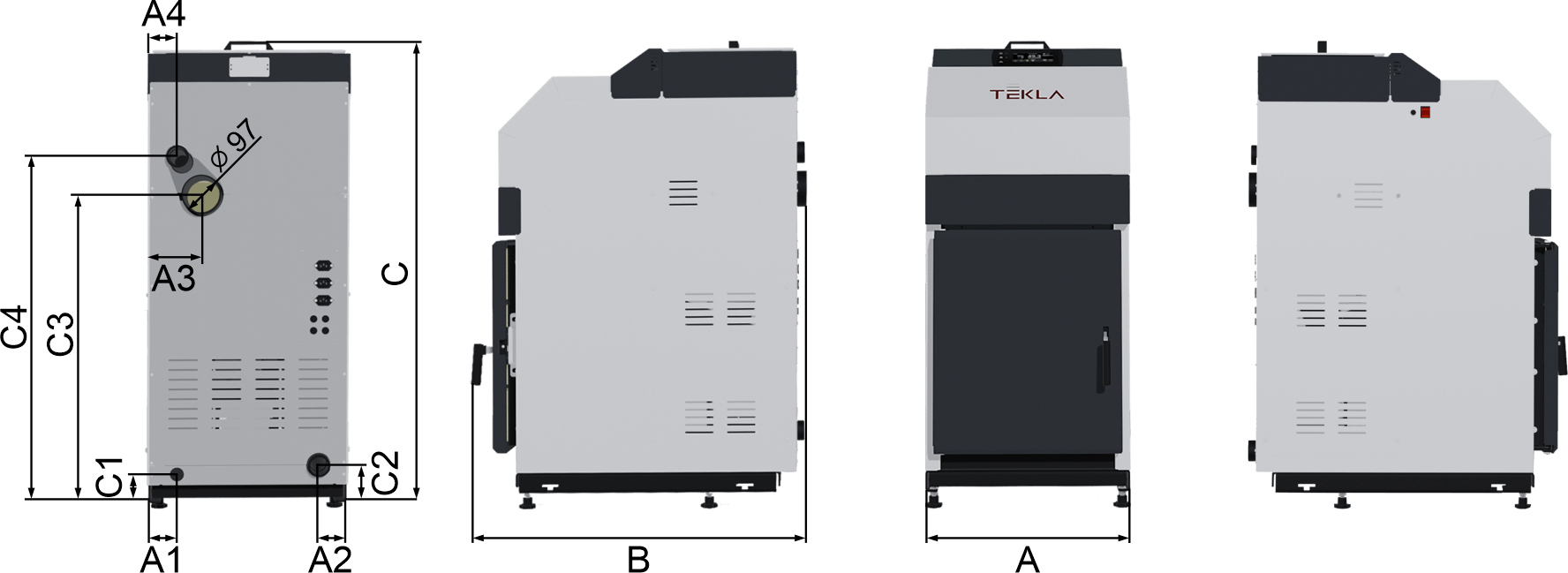 Tekla MINI 8 Kociol na PELLET